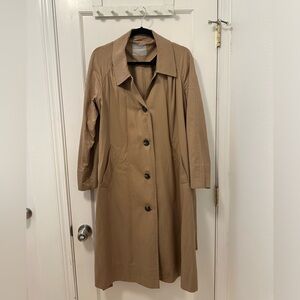Everlane Gathered Drape Trench